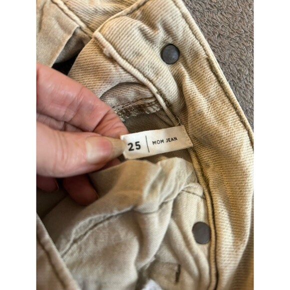 PacSun Mom Jeans Tan‎ Sz 25 - Picture 5 of 6